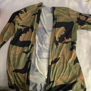 Camo cardigan